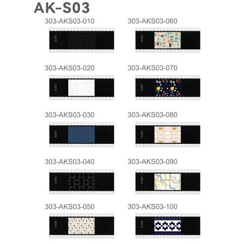 Godox AK-S03 projektor diakészlet 10db [Slide Filter]