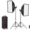 Godox SL100D LED dupla videolámpa szett