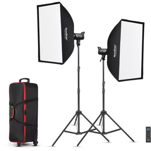 Godox SL100D LED dupla videolámpa szett