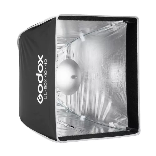 Godox UL-BOX-40 nyitható softbox 40x40cm (Bowens bajonett) - Multifunctional Easy Fold Softbox