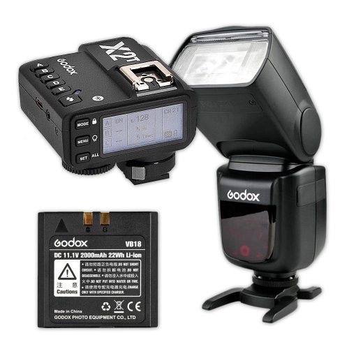 Godox V860II Olympus/Panasonic X2 kiváltó készlet -Speedlite Flash