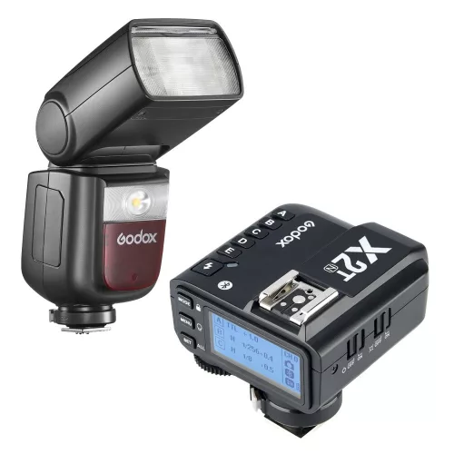 Godox Speedlite vaku V860III Canon X2 jeladó kit