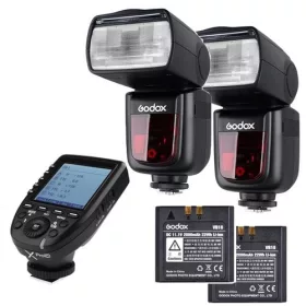   Godox Speedlite vaku V860II Olympus/Panasonic Duo X-PRO indító-kit