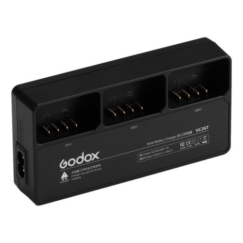 Godox VD26 Tripla Akkumulátor Töltő