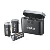 Godox WEC 2X 2.4GHz Vezeték Nélküli Mikrofon Rendszer |2+1