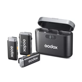   Godox WEC 2X 2.4GHz Vezeték Nélküli Mikrofon Rendszer |2+1