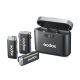Godox WEC 2X 2.4GHz Vezeték Nélküli Mikrofon Rendszer |2+1
