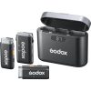 Godox WEC KIT2 2,4GHz Vezeték Nélküli Mikrofon Rendszer |2+1