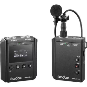   Godox WMicS2-Kit1 UHF Mikrofon Rendszer -Vezetéknélküli Mic |1+1
