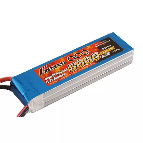 Gens Ace 5000mAh 11.1V 45C LiPo Akkumulátor (B-45C-5000-3S1P)