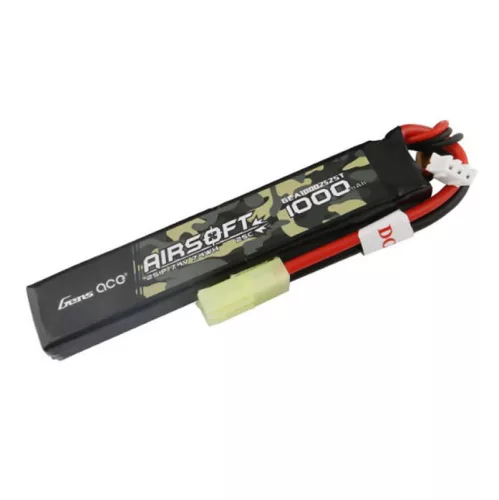 Gens Ace 1000mAh 7.4V Airsoft Lipo Akkumulátor Mini Tamiya Csatlakozó (GEA10002S25T)