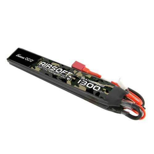 Gens Ace 1300mAh 2S1P 7.4V Airsoft Lipo Akkumulátor T Csatlakozó (GEA13002S25D2)