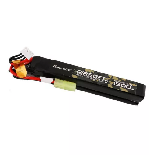 Gens Ace 1500mAh 11.1V Airsoft Lipo Akkumulátor T Csatlakozó (GEA15003S25D2)