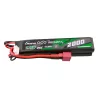 Gens Ace 2000mAh 25C 7.4V Airsoft Lipo Akkumulátor Mini Deans Csatlakozó (GEA20002S25D2)
