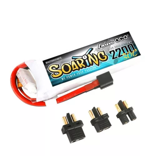 Gens Ace 2200mAh 7.4V 30C LiPo Akkumulátor EC3/XT60/T-Plug (GEA22002S30T3)