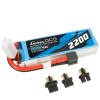 Gens Ace 2200mAh 11.1V 45C LiPo Drón Akkumulátor (GEA22003S45T3)