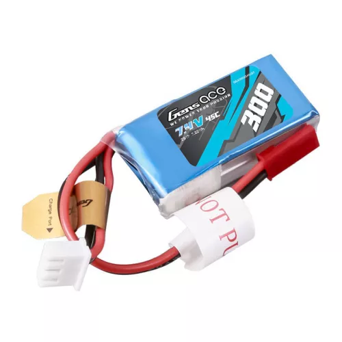 Gens Ace 300mAh 7.4V 45C Lipo Akkumulátor JST Csatlakozó (GEA3002S45JST)