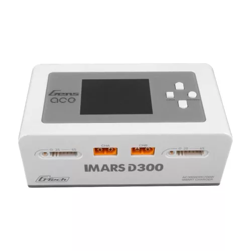 Gens Ace IMARS D300 G-Tech 300W/700W RC Akkumulátortöltő EU (Fehér) (GEA300WD300-EW)