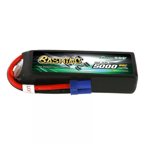Gens Ace 5000mAh 14,8V 4S1P 60C LiPo Akkumulátor /EC5 Csatlakozó (GEA50004S60E5)