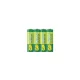 GP elem GREENCELL Zink-szén AA/R6 1.5V elem 4 db-os szhrink csomagolás