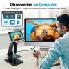 K&F Concept 7" LCD Képernyős Digitális Mikroszkóp - 1080P - 50x-2000X