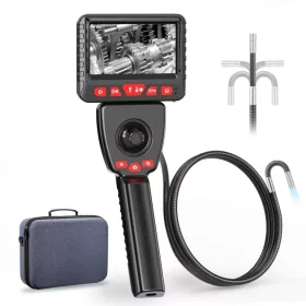   K&F Concept ACG-365 Industrial Ultra-fine LED Endoszkóp - 1080p 360°-forgatható -2600mAh 4.3"LCD -2m