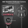 K&F Concept ACG-365 Industrial Ultra-fine LED Endoszkóp - 1080p 360°-forgatható -2600mAh 4.3"LCD -2m