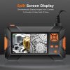 K&F Concept Ipari Endoszkóp -8+2 LED - 4,3" LCD -2m