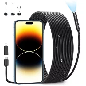 K&F Concept 1920P Endoszkóp Kamera – 8 LED - 2m