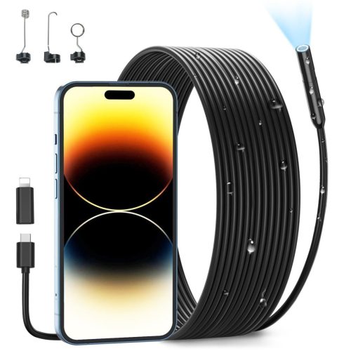 K&F Concept 1920P Endoszkóp Kamera – 8 LED - 2m
