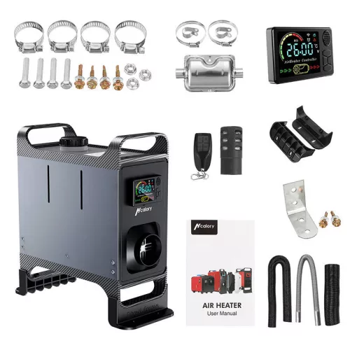 Hcalory HC-A02 dízel parkolófűtés 8 kW Bluetooth (szürke)