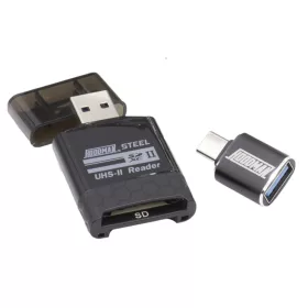   Hoodman Steel Superspeed SD/Micro SD kártyaolvasó - UHS-II kompatibilis