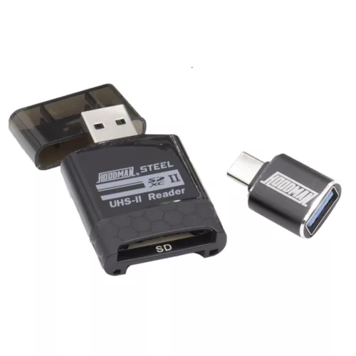 Hoodman Steel Superspeed SD/Micro SD kártyaolvasó - UHS-II kompatibilis
