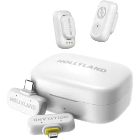   Hollyland LARK A1 Combo Ivory White vezeték nélküli mikrofon szett - fehér