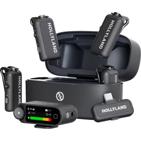   Hollyland LARK MAX 2 Combo 4-Fős Verzió – Vezeték nélküli Mikrofonkamera Vevő + USB-C Vevő