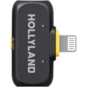   Hollyland LARK A1 RX vezeték nélküli mikrofonrendszer vevőegység (Lightning) - fekete
