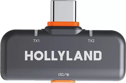 Hollyland LARK M2S USB-C Vevő (Space Gray) – kompatibilis a Lark M2S rendszerrel