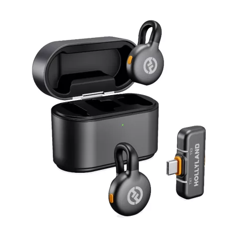 Hollyland LARK M2S Lightning Vevő (Space Gray) – Kompatibilis a Lark M2S-sel