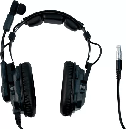 Hollyland Solidcom elektret ENC kétoldalas headset - fekete