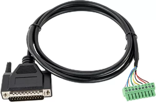 Hollyland HL-TCB08 DB25 apa – GPIO 9 tűs anya tally kábel (HL-TCB08 DB25 Male to GPIO 9-pin Female Tally Cable)