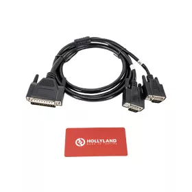   Hollyland HL-TCB10 DB25 apa – dupla HDB15 apa tally kábel (HL-TCB10 DB25 Male to Dual HDB15 Male Tally Cable)