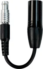 Hollyland Solidcom 10 tűs - 4 tűs XLR adapterkábel - fekete