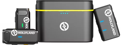 Hollyland Lark M1 Duo két személyes vezeték nélküli mikrofonKit töltőtokkal