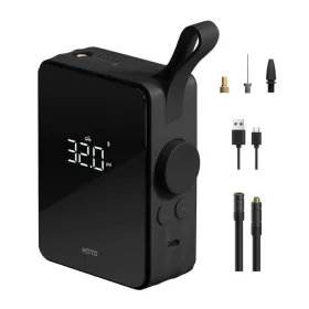   HOTO QWCQB001 Hordozható elektromos gumifelfújó, 2500mAh (fekete)