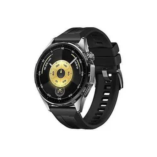 Huawei Watch GT6 46mm – Fluoroelastomer szíj (fekete)