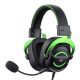 Havit H2002E gamer fejhallgató (fekete-zöld)