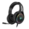 Havit GAMENOTE H2232D RGB USB + 3,5mm-es gamer fejhallgató (fekete)