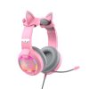 Havit GAMENOTE H2233d gamer fejhallgató RGB (rózsaszín)