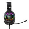Havit GAMENOTE H2233D gamer fejhallgató RGB (piros & fekete)