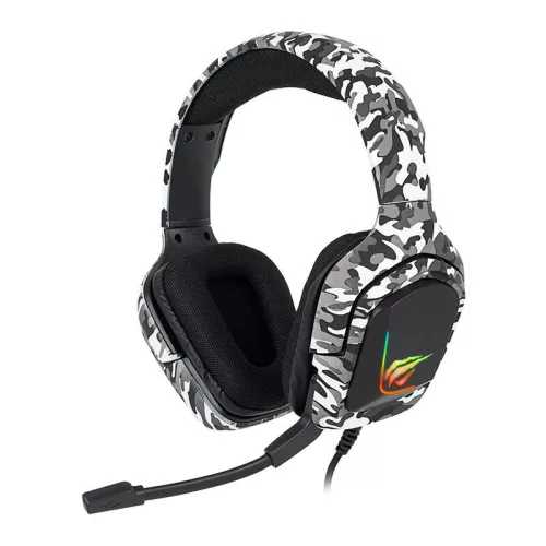 Havit Gaming fejhallgató H653d (fehér terepminta - Camouflage)